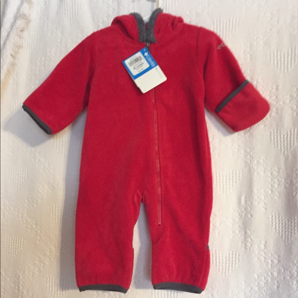 Columbia infant tiny bear snowsuit 3-6 months NWT